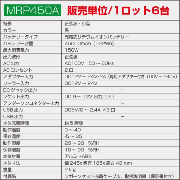 ポータブル電源